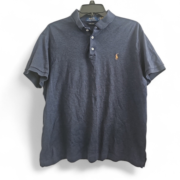 Polo Ralph Lauren Other - Polo Ralph Lauren Yellow Logo Casual Custom Slim Fit Polo Shirt Large